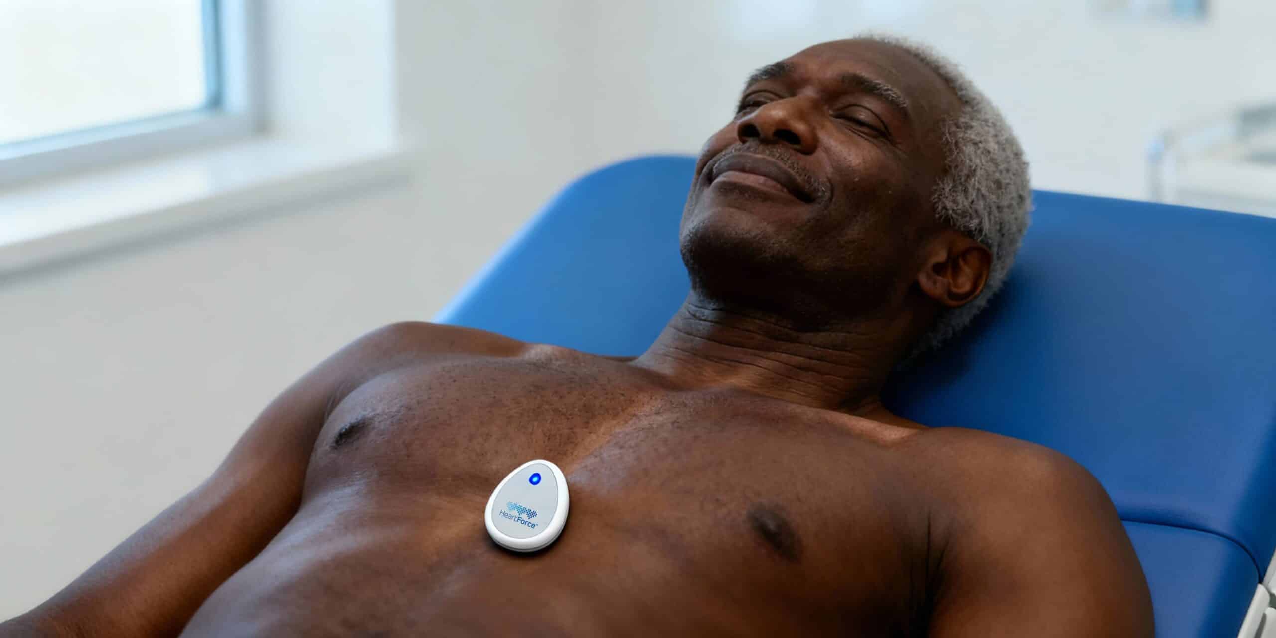 man getting screened for early detection of silent coronary artery disease